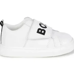 Hugo Boss Baby Shoes*Baby - Velcro Low Sneakers, White