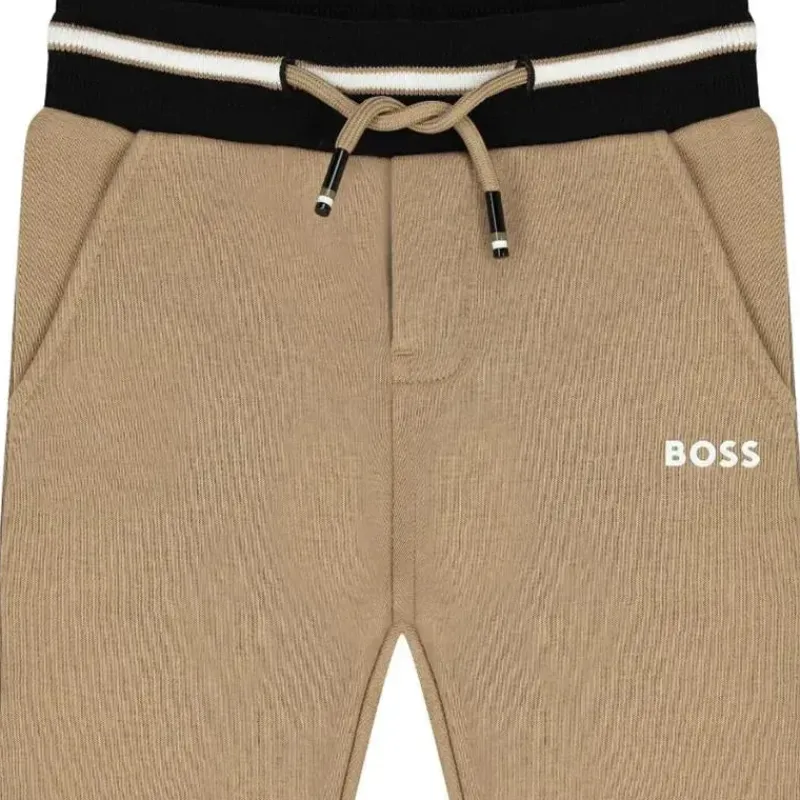 Hugo Boss Baby Shorts, Jeans & Pants*Baby - Younger Boys Beige Logo Joggers