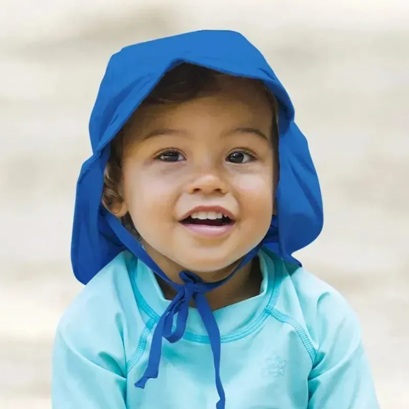 Iplay Baby Swimming Clothes*I Play Flap Sun Protection Hat - Royal Blue