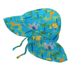 Iplay Baby Swimming Clothes*i Play Flap Sun Protection Hat - Aqua Jungle