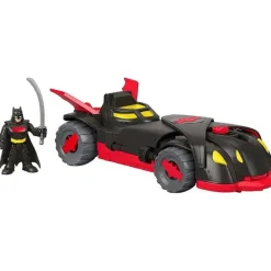 Mattel Cars|Cars, Trucks & Trains*Imaginext DC Super Friends, Ninja Armor Batmobile, Black/Red
