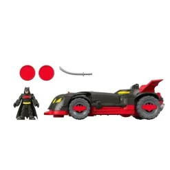 Mattel Cars|Cars, Trucks & Trains*Imaginext DC Super Friends, Ninja Armor Batmobile, Black/Red