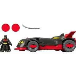 Mattel Cars|Cars, Trucks & Trains*Imaginext DC Super Friends, Ninja Armor Batmobile, Black/Red