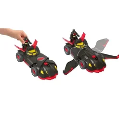 Mattel Cars|Cars, Trucks & Trains*Imaginext DC Super Friends, Ninja Armor Batmobile, Black/Red