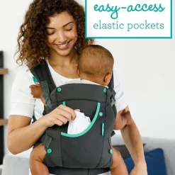 Infantino Front, Hip And Backpack Carriers*- Carry On Active Multi-Pocket Carrier