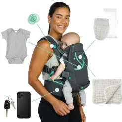 Infantino Front, Hip And Backpack Carriers*- Carry On Active Multi-Pocket Carrier