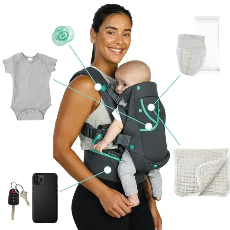 Infantino Front, Hip And Backpack Carriers*- Carry On Active Multi-Pocket Carrier