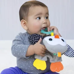 Infantino Rattles & Teethers*- Cuddly Teether, Penguin