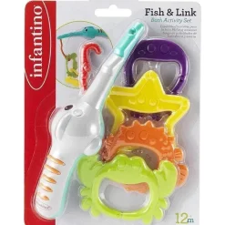 Infantino Bath Toys*- Fish & Link Bath Activity Set