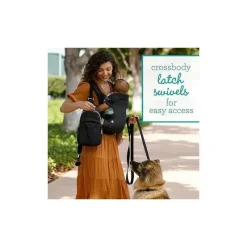 Infantino Front, Hip And Backpack Carriers*- Flip 4-In-1 Convertible Carrier & Crossbody Diaper Bag Set