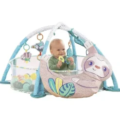 Infantino Playmats & Gyms|Toys For 0-12 Months*- 4-In-1 Jumbo Baby Activity Gym & Ball Pit - Sloth