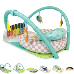 Infantino Playmats & Gyms*- Kick N Keys 7-In-1 Musical Piano Activity Gym