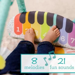 Infantino Playmats & Gyms*- Kick N Keys 7-In-1 Musical Piano Activity Gym