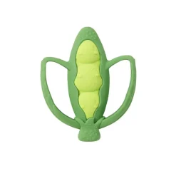 Infantino Rattles & Teethers*- Lil' Nibbles Textured Silicone Teether, Peas