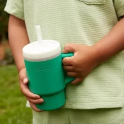 Infantino Straw, Sippy & Training Cups|Dishes, Utensils & Food Containers*- My 1St Tumbler - Soft Silicone 9 Oz, Alpine