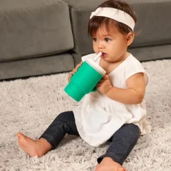 Infantino Straw, Sippy & Training Cups|Dishes, Utensils & Food Containers*- My 1St Tumbler - Soft Silicone 9 Oz, Alpine