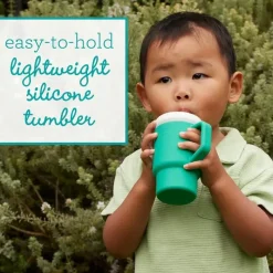 Infantino Straw, Sippy & Training Cups|Dishes, Utensils & Food Containers*- My 1St Tumbler - Soft Silicone 9 Oz, Alpine