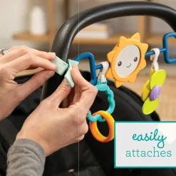 Infantino Stroller & Car Seat Toys*- Sensory Travel Bar