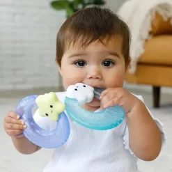 Infantino Toys For 0-12 Months|Gift For Baby*- Soothe & Shake Water Teethers