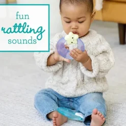 Infantino Toys For 0-12 Months|Gift For Baby*- Soothe & Shake Water Teethers