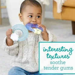 Infantino Toys For 0-12 Months|Gift For Baby*- Soothe & Shake Water Teethers
