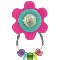 Infantino Rattles & Teethers|Toys For 0-12 Months*- Spin & Teethe Gummy Flower Rattle