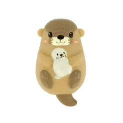 Infantino Bath Toys*- Wee Wild Ones - Digital Bath Thermo Sensor, Otter