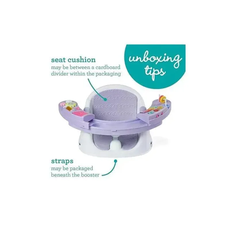 Infantino Seats & Booster Chairs*- Wee Wild Ones Music & Lights 3-In-1 Discovery Seat & Booster, Lavender
