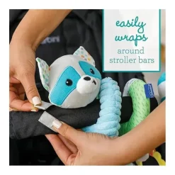 Infantino Stroller Toys*- Wee Wild Ones - Spiral Activity Toy, Raccoon