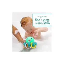 Infantino Bath Toys*- Wee Wild Ones Light Up Ring Catcher