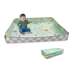 Infantino Playmats & Gyms*- Wee Wild Ones Foldable Soft Foam Mat