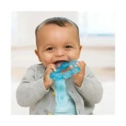 Infantino Toys For 0-12 Months|Gift For Baby*- Wee Wild Ones Water Teether, Aqua