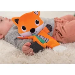 Infantino Rattles & Teethers|Toys For 0-12 Months*Cuddly Teether - Fox