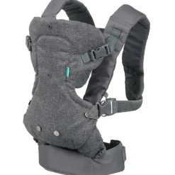 Infantino Front, Hip And Backpack Carriers*Flip Advanced 4-in-1 Convertible Carrier, Light Grey