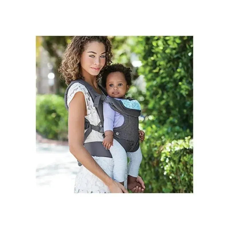 Infantino Front, Hip And Backpack Carriers*Flip Advanced 4-in-1 Convertible Carrier, Light Grey