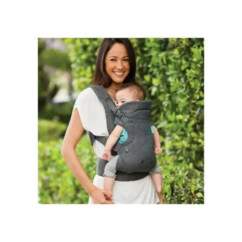 Infantino Front, Hip And Backpack Carriers*Flip Advanced 4-in-1 Convertible Carrier, Light Grey