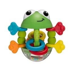 Infantino Rattles & Teethers|Toys For 0-12 Months*Flip Flop Frog Rattle, Multicolor