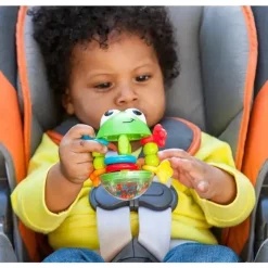 Infantino Rattles & Teethers|Toys For 0-12 Months*Flip Flop Frog Rattle, Multicolor
