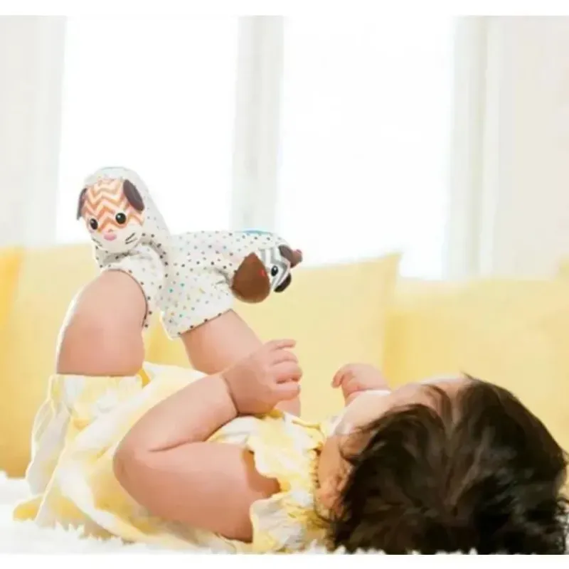 Infantino Rattles & Teethers*Foot Rattles - Zebra & Tiger