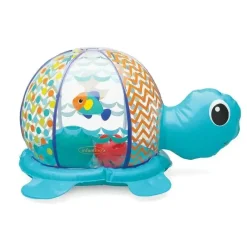 Infantino Bath Toys*Inflatable Bubble Turtle, Blue