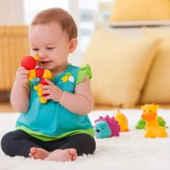 Infantino Rattles & Teethers*Sensory Pals Baby Toy, Multicolor