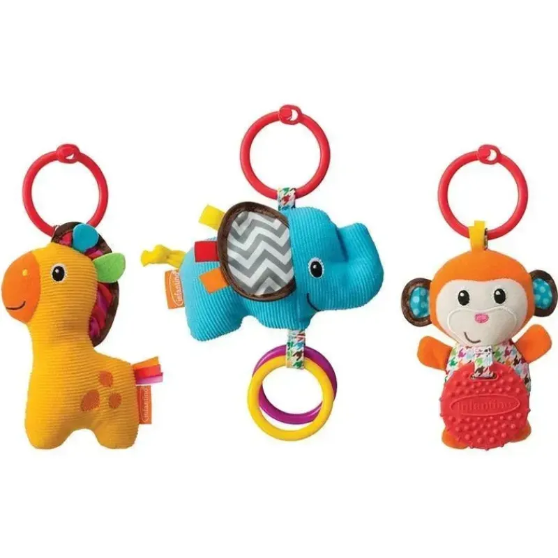 Infantino Stroller & Car Seat Toys*Tag Along Travel Pals