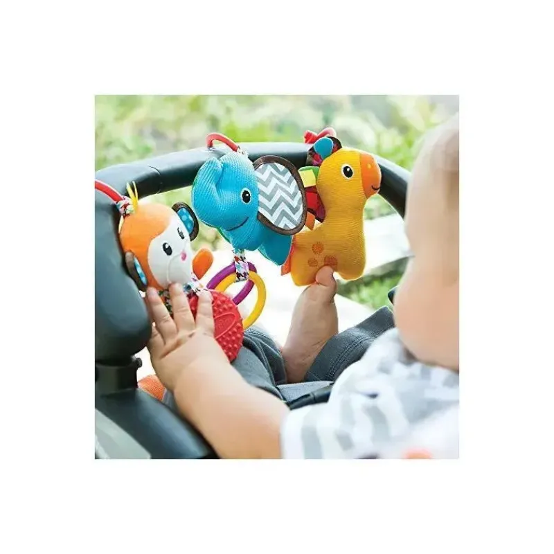 Infantino Stroller & Car Seat Toys*Tag Along Travel Pals