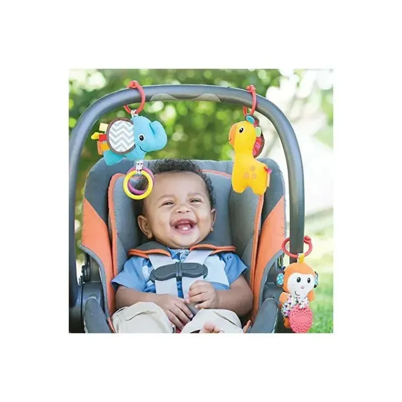 Infantino Stroller & Car Seat Toys*Tag Along Travel Pals