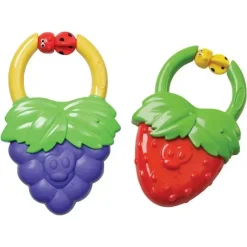 Infantino Toys For 0-12 Months|Gift For Baby*Vibrating Teether 3M+, Colors May Vary, 1-Pack