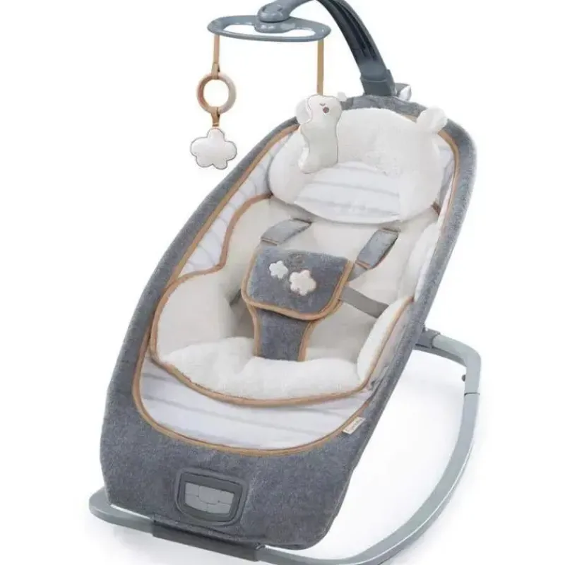 Ingenuity Bouncers, Swings & Rockers|Gift For Baby*- Boutique Collection Rocking Seat, Grey