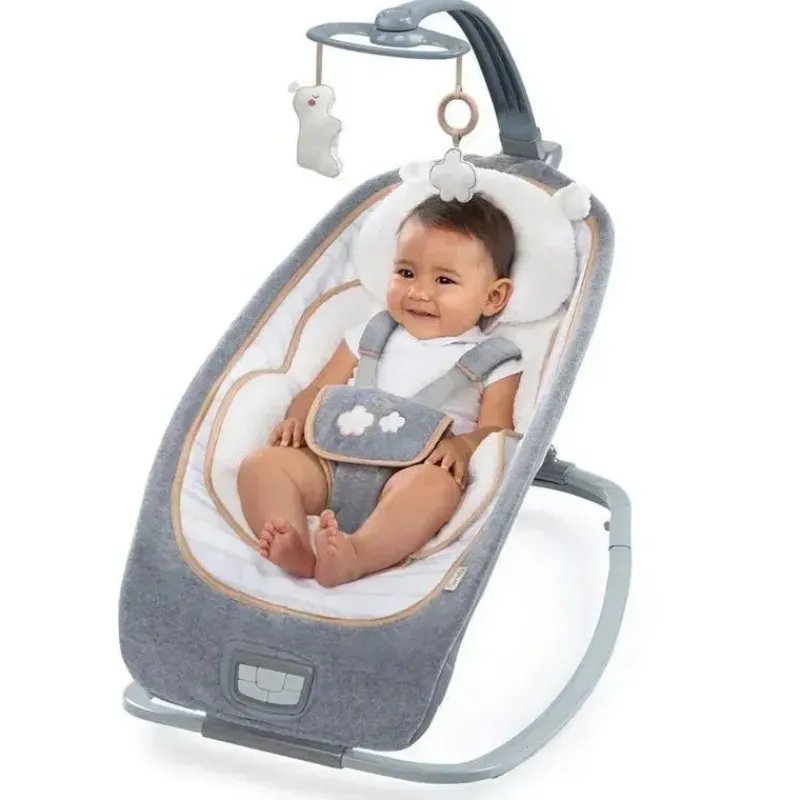 Ingenuity Bouncers, Swings & Rockers|Gift For Baby*- Boutique Collection Rocking Seat, Grey