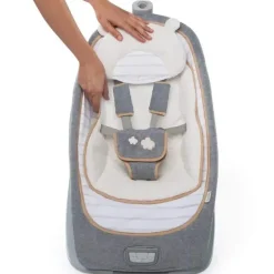 Ingenuity Bouncers, Swings & Rockers|Gift For Baby*- Boutique Collection Rocking Seat, Grey