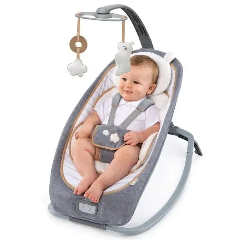 Ingenuity Bouncers, Swings & Rockers|Gift For Baby*- Boutique Collection Rocking Seat, Grey