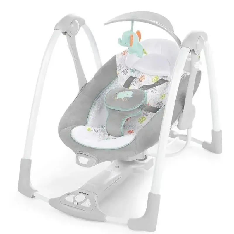Ingenuity Bouncers, Swings & Rockers*- ConvertMe 2-in-1 Compact Portable Automatic Baby Swing & Infant Seat, Wimberly